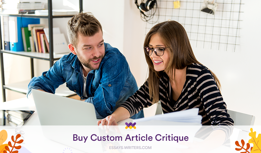 Custom Article Critique Writing Service
